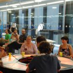 Talking with local Southwark residents at Tate Modern
